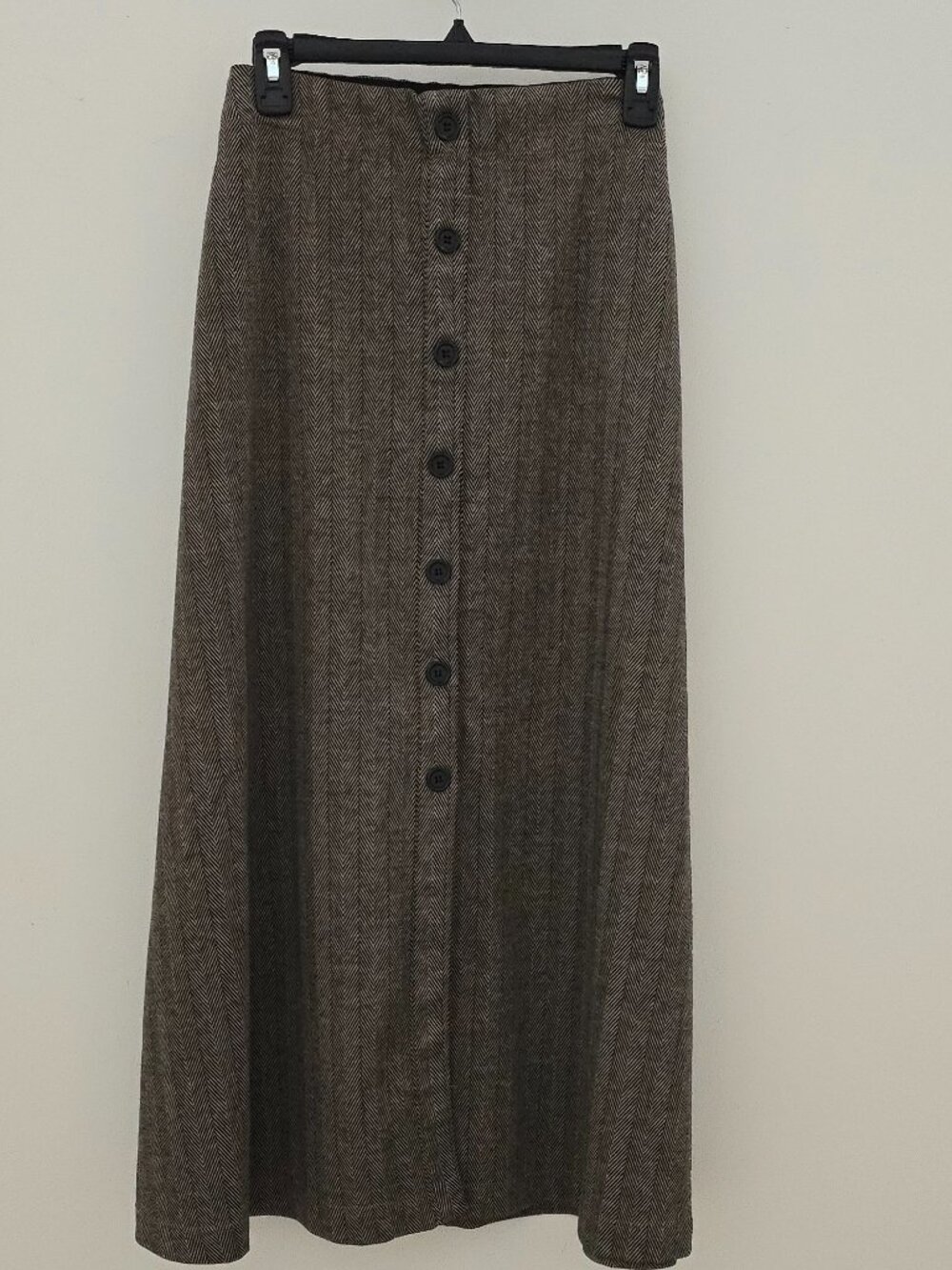 Max Studio Front Buttons Boot Maxi Skirt